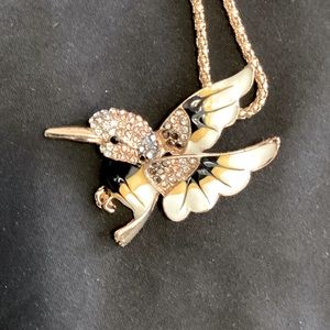 Hummingbird pendant necklace